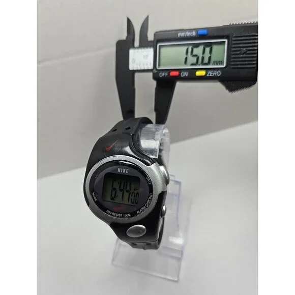 Vintage Rare Nike Triax 120 Lap Digital Running Watch 100M New Battery